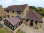 large home with replacement roof - Ultraframe Manufacturers England